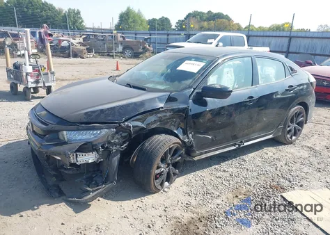 2018 Honda Civic Sport Touring from USA, damaged, VIN SHHFK7H9XJU415375